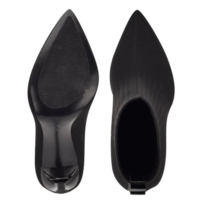 Teoy Dress Booties Black Knit Women Nine West Boots and Booties Teoy Dress Booties Black Knit Women Nine West Boots and Booties