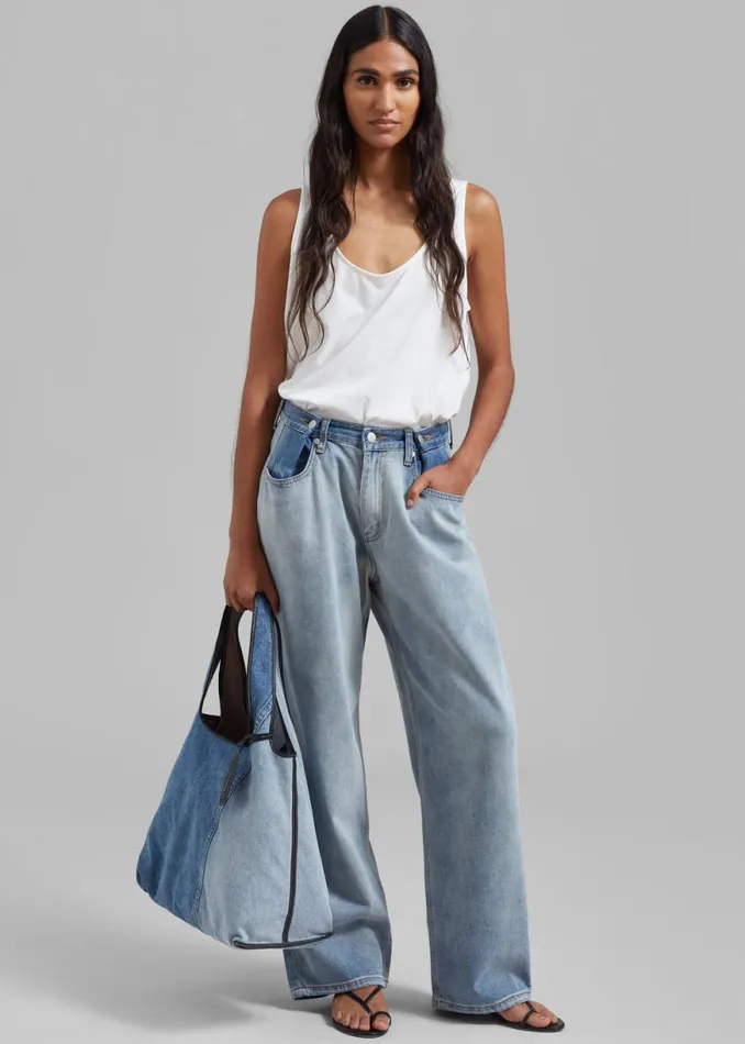 The Frankie Shop 31 Phillip Lim Denim Market Tote 8211 Indigo Shop Accessories
