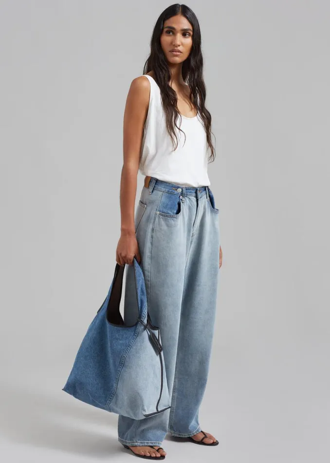 The Frankie Shop 31 Phillip Lim Denim Market Tote 8211 Indigo Shop Accessories