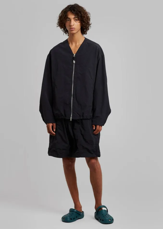 The Frankie Shop Arel Buckle Shorts 8211 Black Shop Clothing