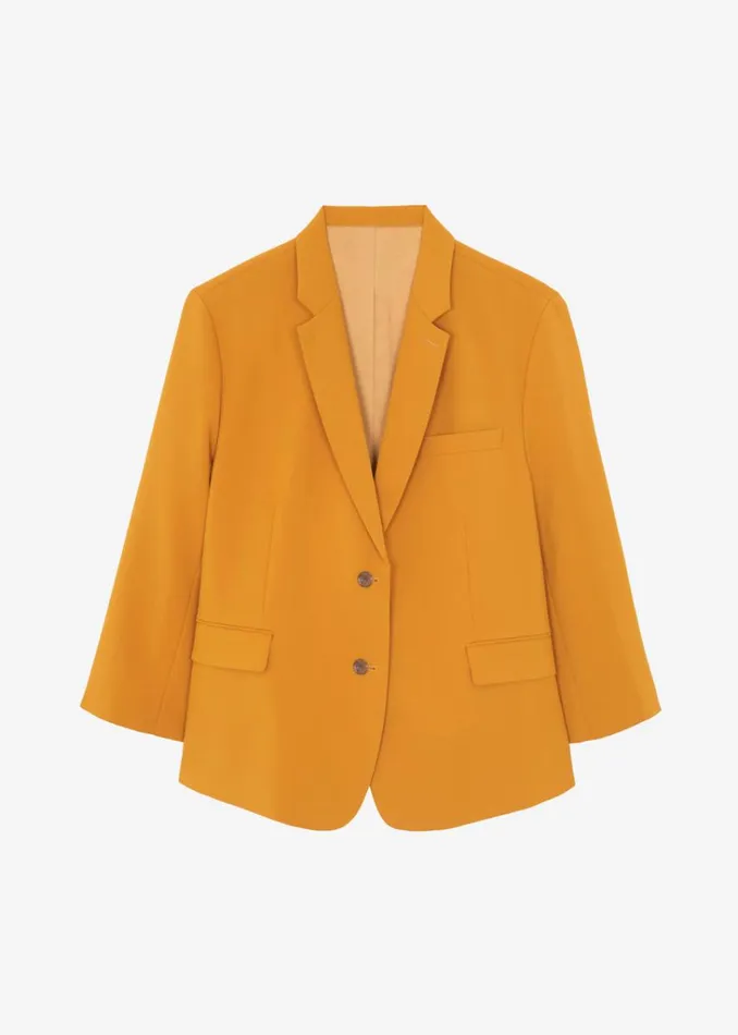 The Frankie Shop Bea Blazer 8211 Mustard Shop Suits