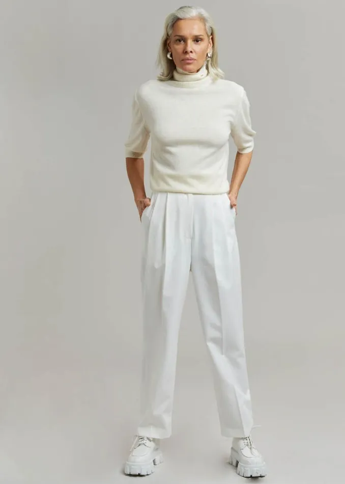 The Frankie Shop Bea Suit Pants 8211 White Shop Bottoms