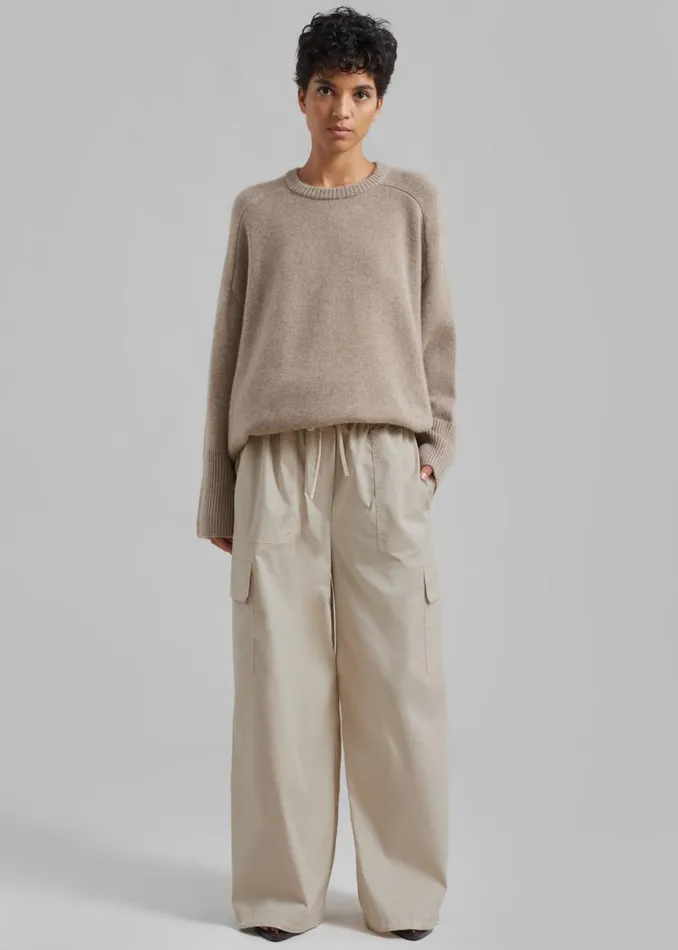 The Frankie Shop Beaufille Ernst Cargo Pants 8211 Beige Shop Clothing