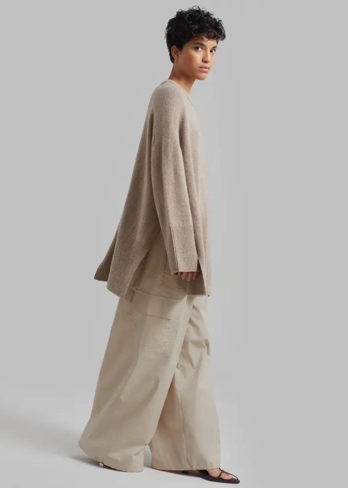 The Frankie Shop Beaufille Ernst Cargo Pants 8211 Beige Shop Clothing