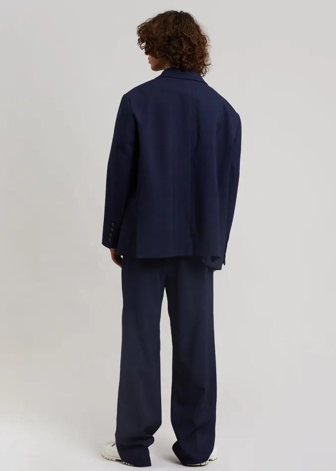 The Frankie Shop Beo Suit Pants 8211 Blue Shop Clothing