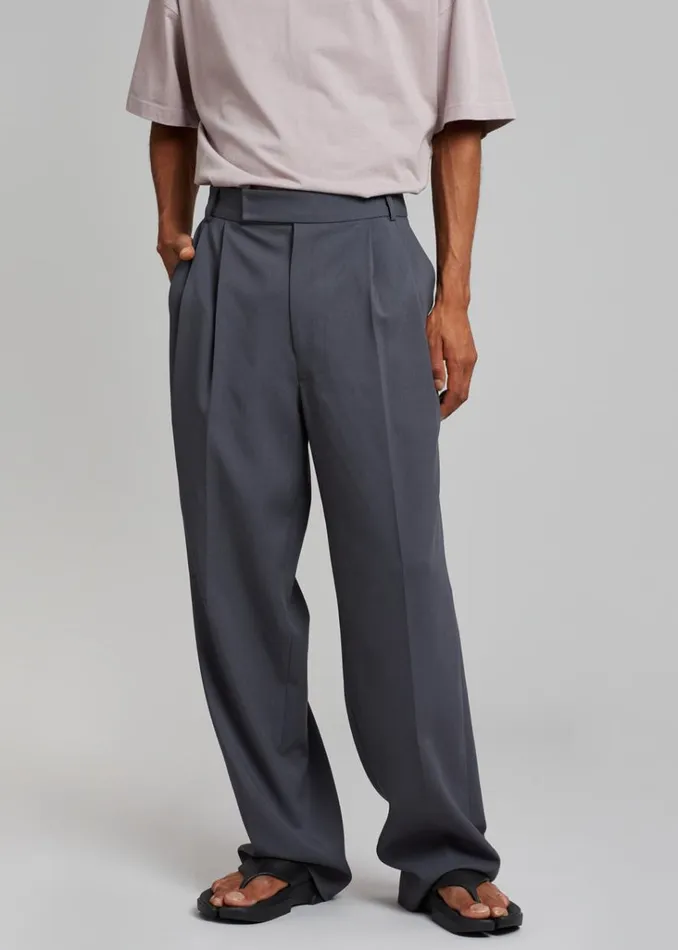 The Frankie Shop Beo Suit Pants 8211 Charcoal Shop Clothing