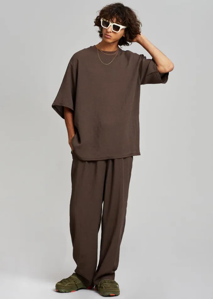 The Frankie Shop Brax Pants 8211 Brown Shop Clothing