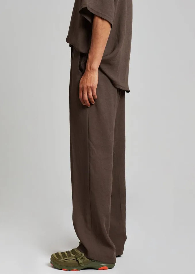 The Frankie Shop Brax Pants 8211 Brown Shop Clothing