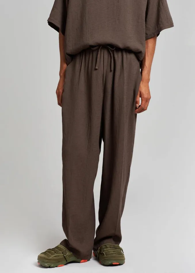 The Frankie Shop Brax Pants 8211 Brown Shop Clothing
