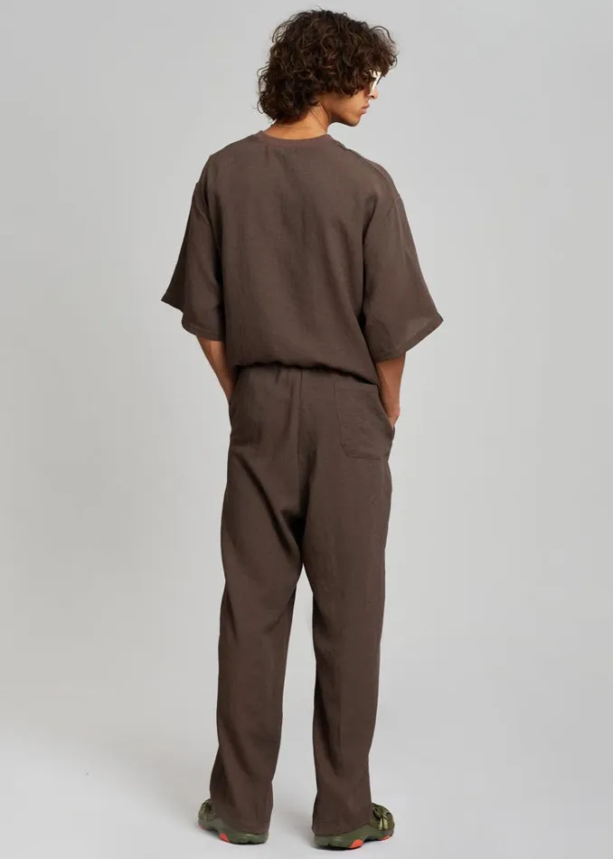 The Frankie Shop Brax Pants 8211 Brown Shop Clothing