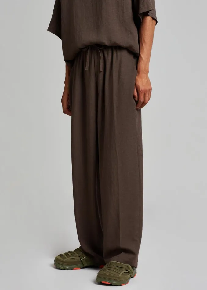 The Frankie Shop Brax Pants 8211 Brown Shop Clothing