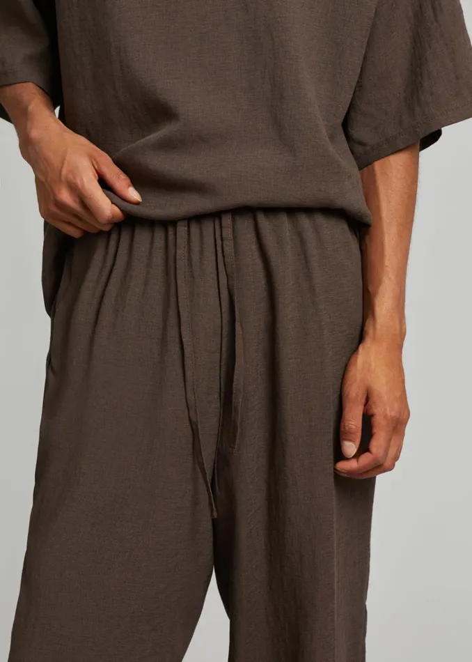 The Frankie Shop Brax Pants 8211 Brown Shop Clothing