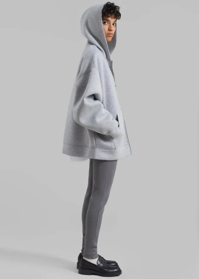 The Frankie Shop Cara Knit Leggings 8211 Grey Shop Clothing