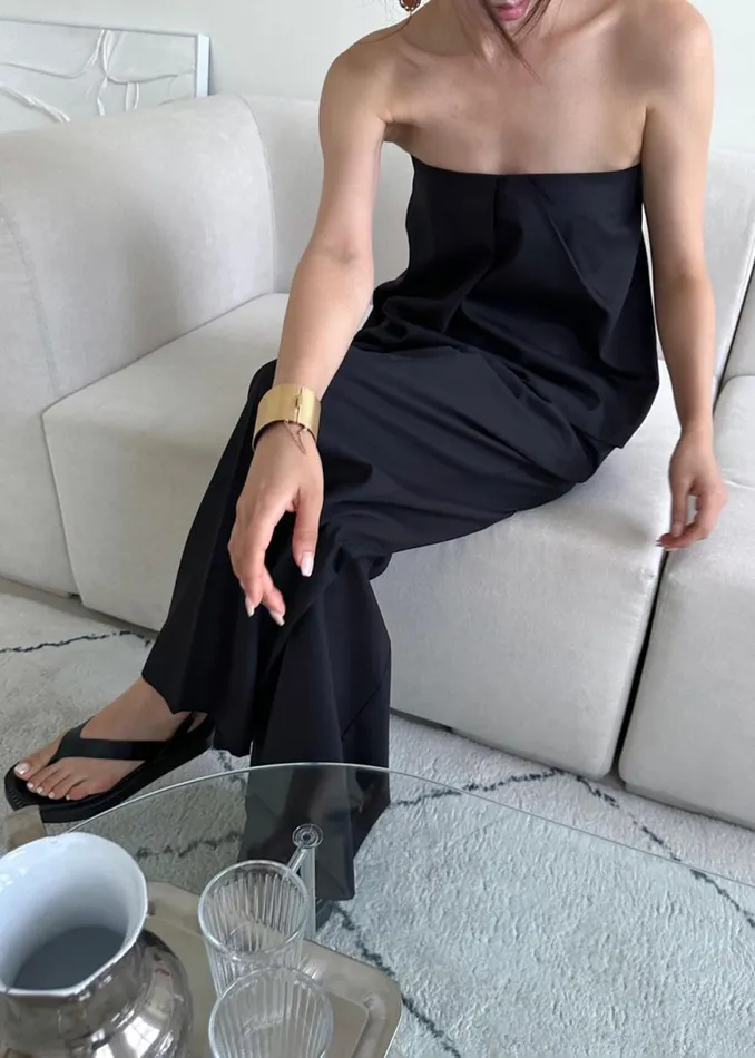 The Frankie Shop Catalina Tube Top 8211 Black Shop Tops