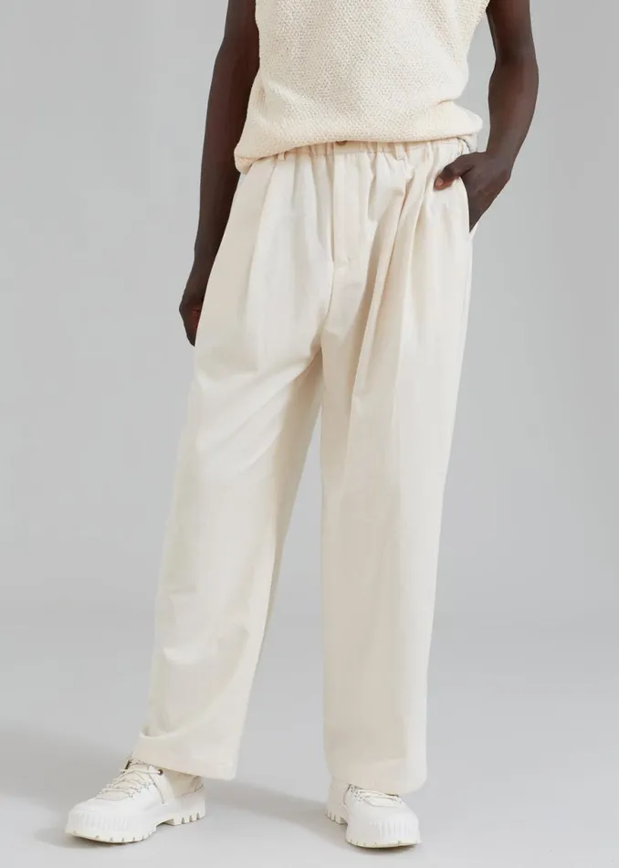 The Frankie Shop Charlie Pants 8211 Cream Shop Clothing