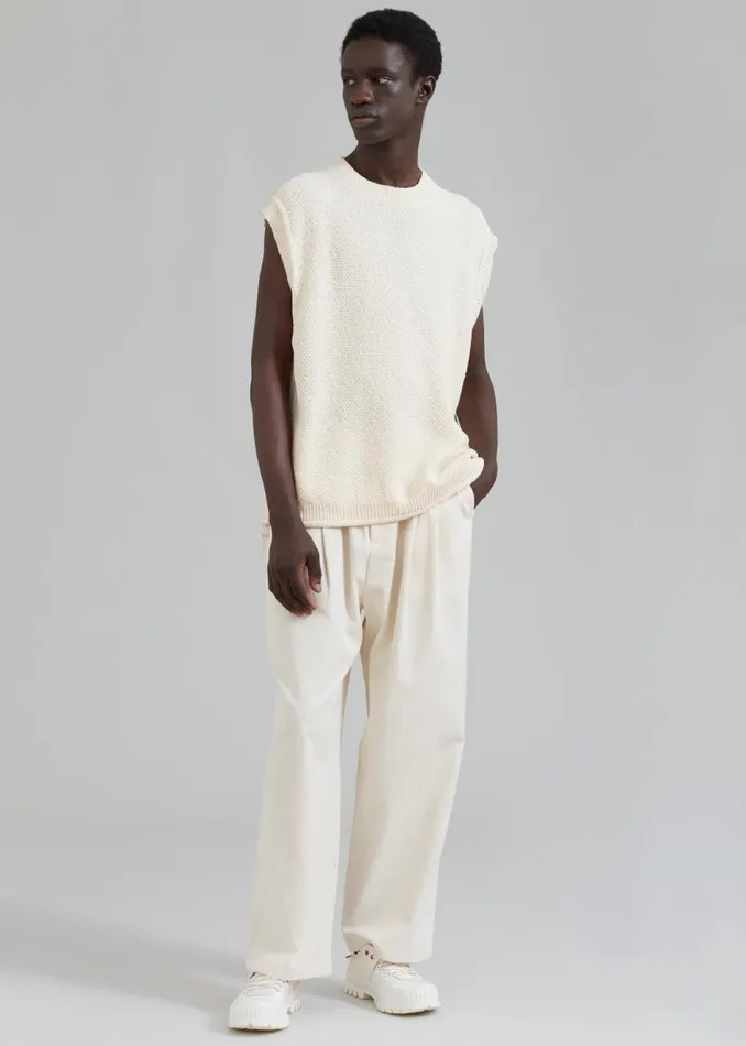 The Frankie Shop Charlie Pants 8211 Cream Shop Clothing