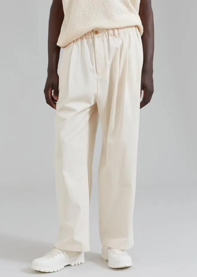 The Frankie Shop Charlie Pants 8211 Cream Shop Clothing