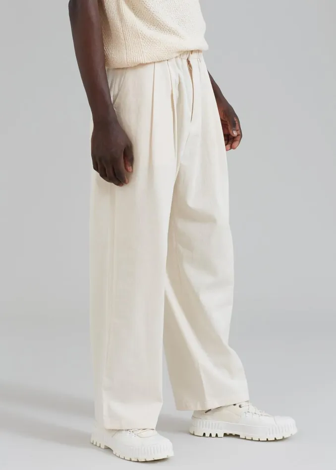 The Frankie Shop Charlie Pants 8211 Cream Shop Clothing
