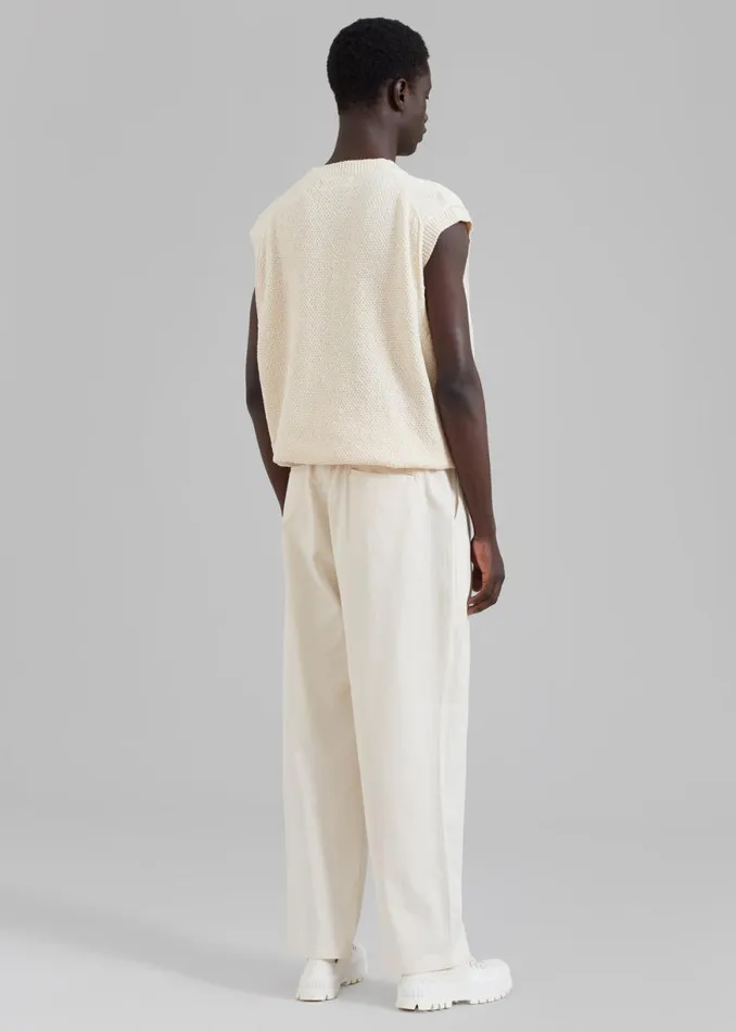 The Frankie Shop Charlie Pants 8211 Cream Shop Clothing