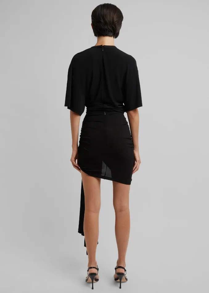 The Frankie Shop Christopher Esber Arced Palm Micro Skirt 8211 Black Shop Bottoms