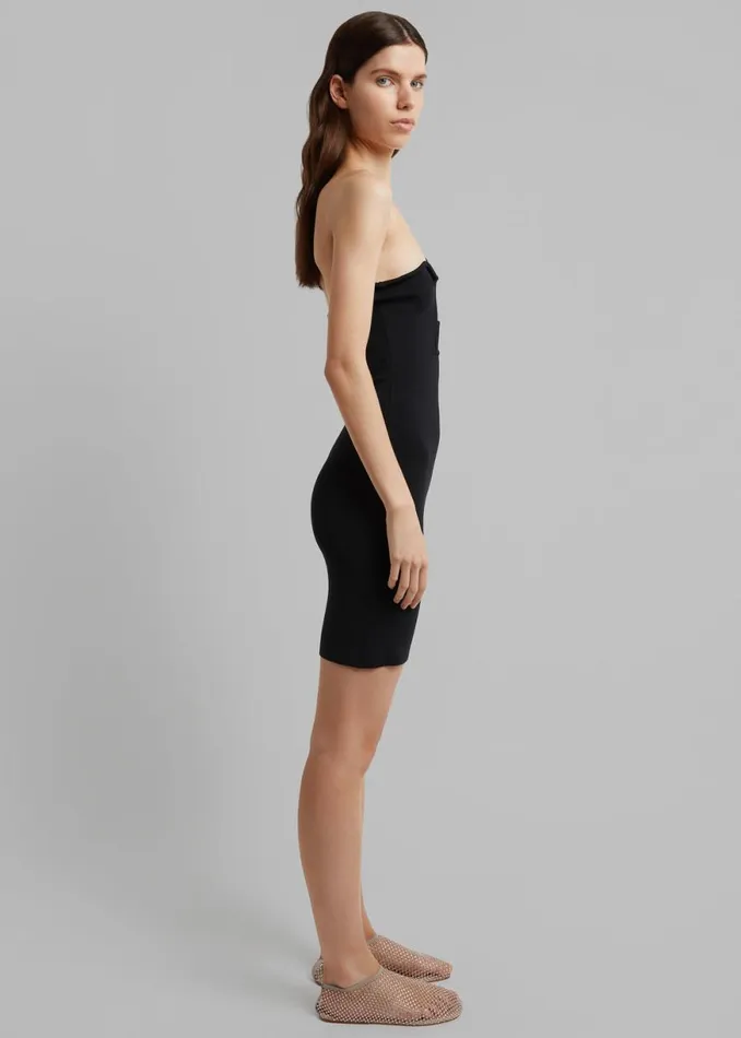 The Frankie Shop Christopher Esber Salacia Wire Strapless Dress 8211 Black Shop Dresses