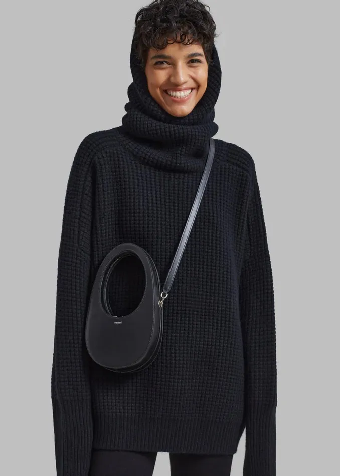 The Frankie Shop Coperni Crossbody Mini Swipe Bag 8211 Black Shop Accessories