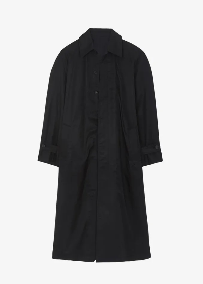 The Frankie Shop Decima Trench Coat 8211 Black Shop Outerwear