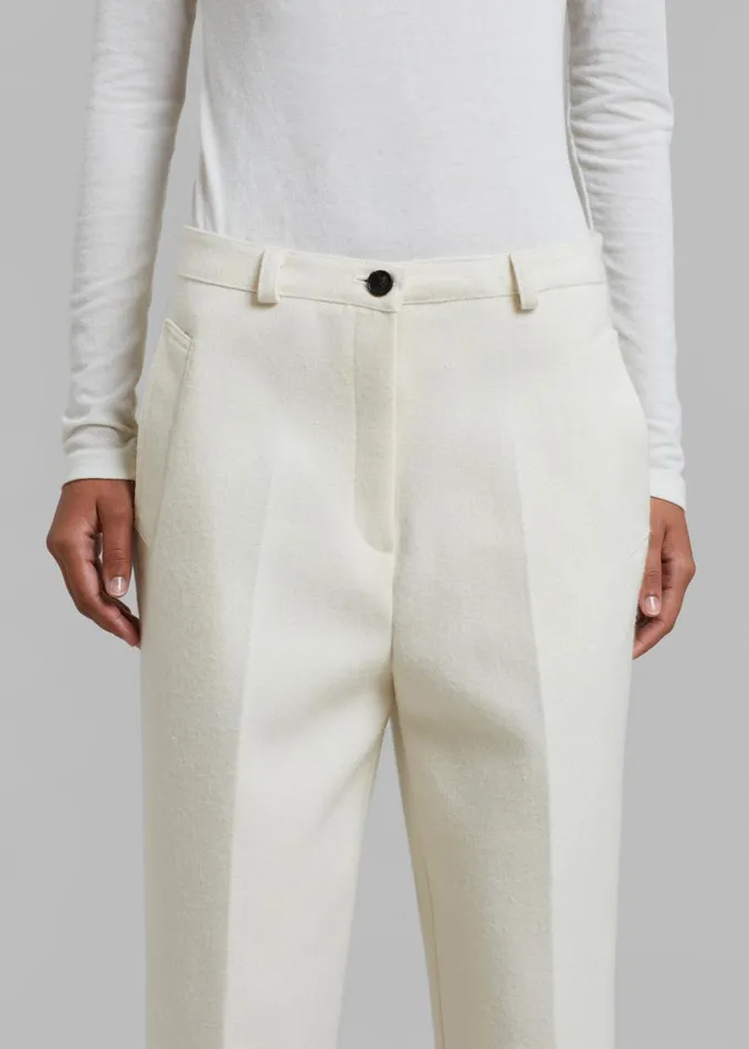The Frankie Shop Dira Trousers 8211 Cream Shop Bottoms