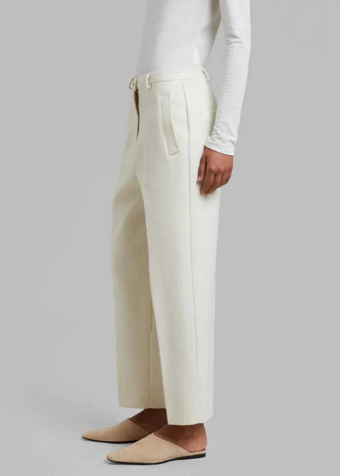 The Frankie Shop Dira Trousers 8211 Cream Shop Bottoms
