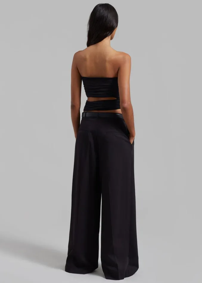 The Frankie Shop Elena Tube Top 8211 Black Shop Tops