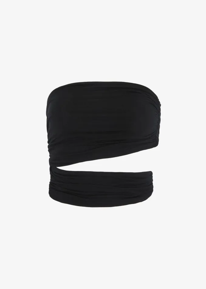 The Frankie Shop Elena Tube Top 8211 Black Shop Tops