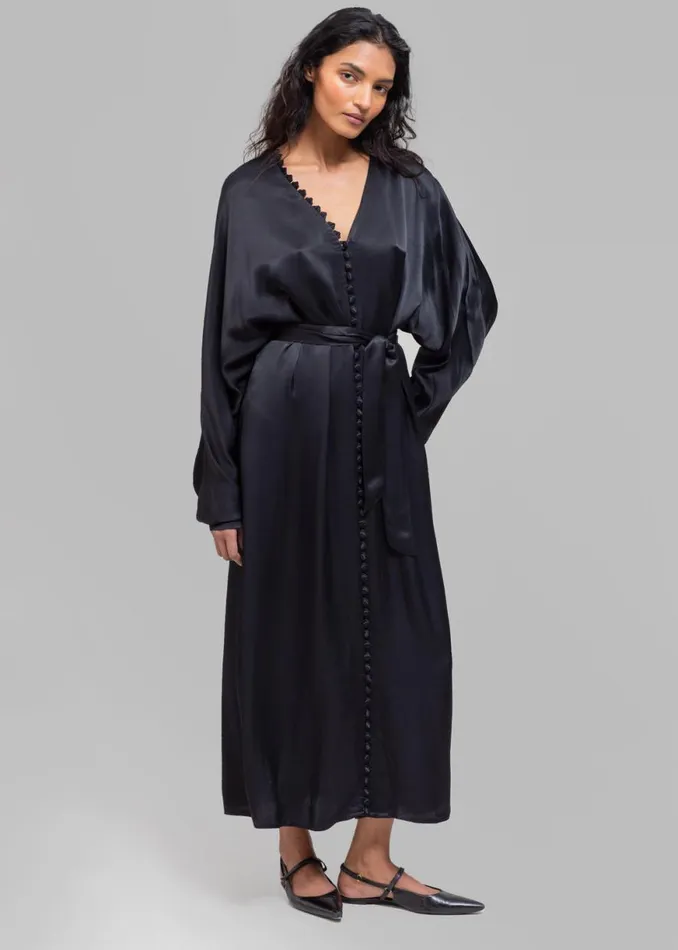 The Frankie Shop Envelope 1976 Cannes Dress 8211 Black Shop Dresses