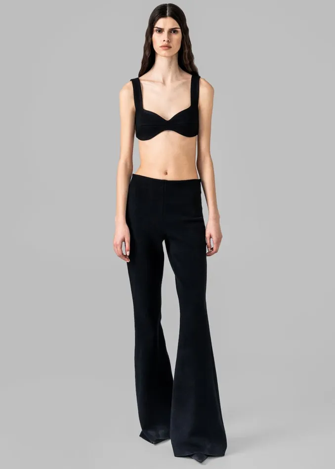 The Frankie Shop Gudu Trousers 04 8211 Black Shop Clothing