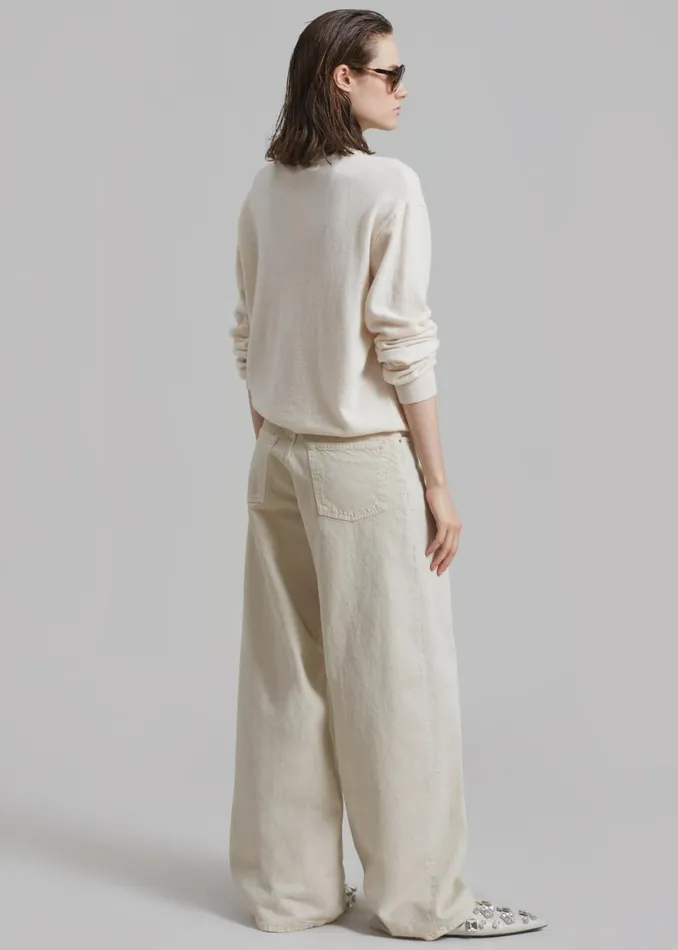 The Frankie Shop Haikure Bethany Pants 8211 Natural Shop Denim