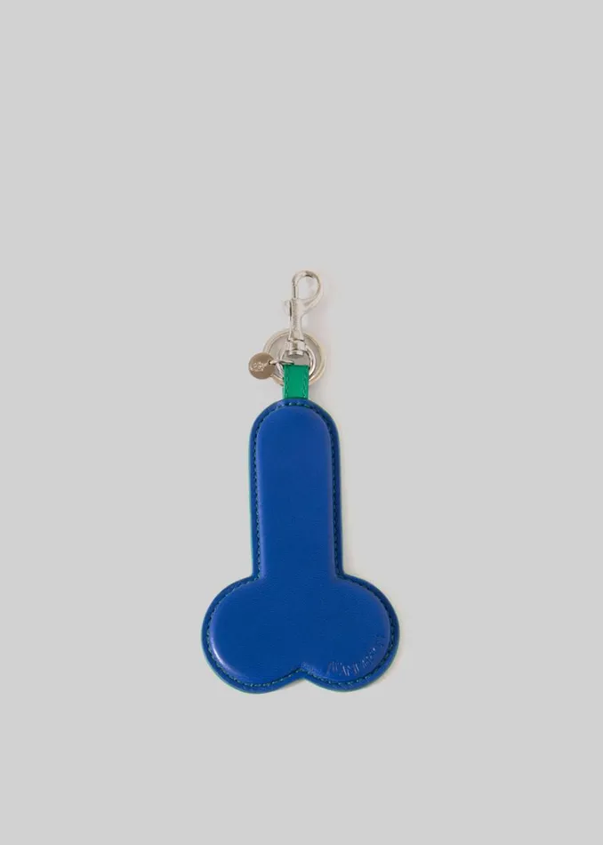 The Frankie Shop JW Anderson Penis Keyring 8211 CobaltBright Green Shop Accessories