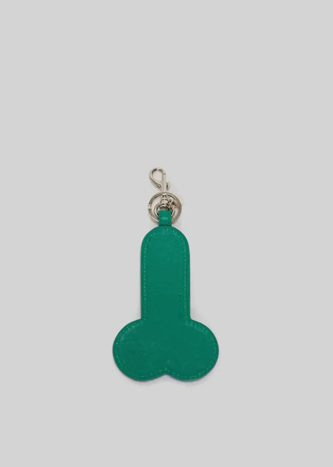 The Frankie Shop JW Anderson Penis Keyring 8211 CobaltBright Green Shop Accessories