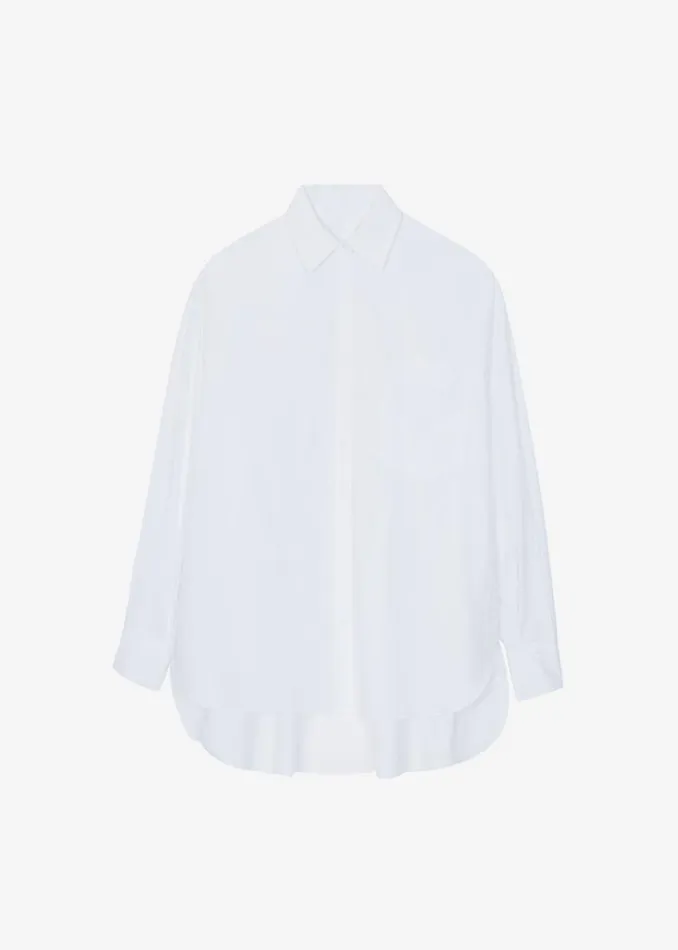 The Frankie Shop Kat Shirt 8211 White Shop Tops