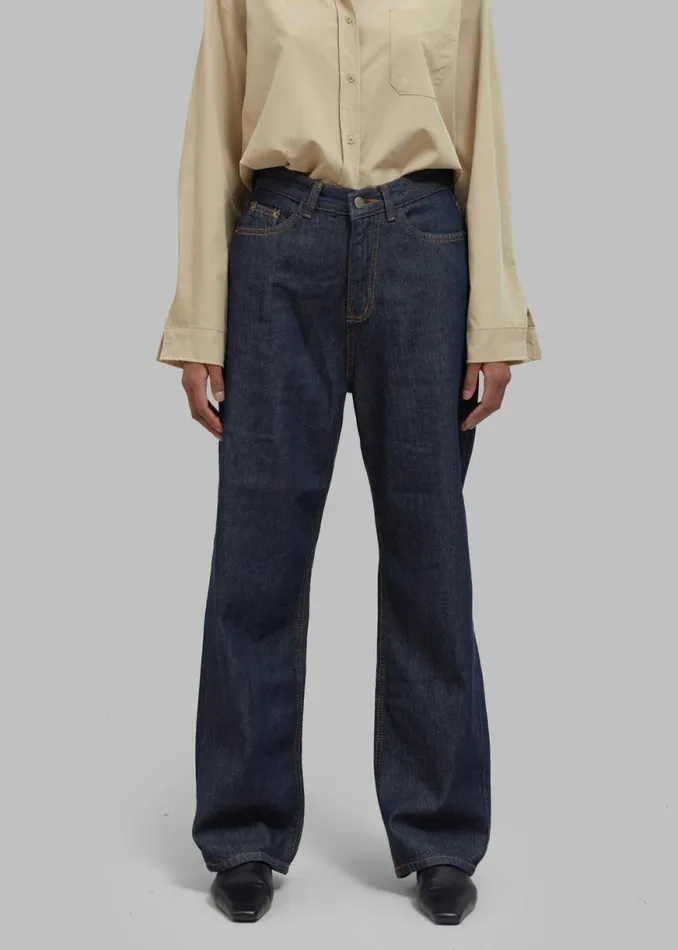 The Frankie Shop Laris Jeans 8211 Indigo Shop Denim