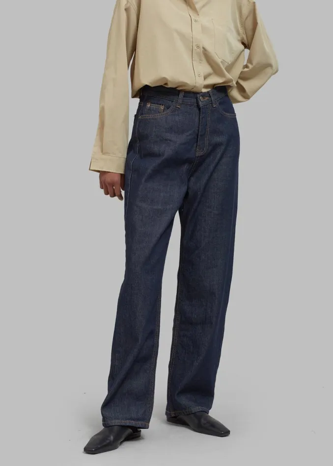 The Frankie Shop Laris Jeans 8211 Indigo Shop Denim