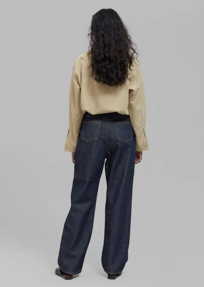 The Frankie Shop Laris Jeans 8211 Indigo Shop Denim
