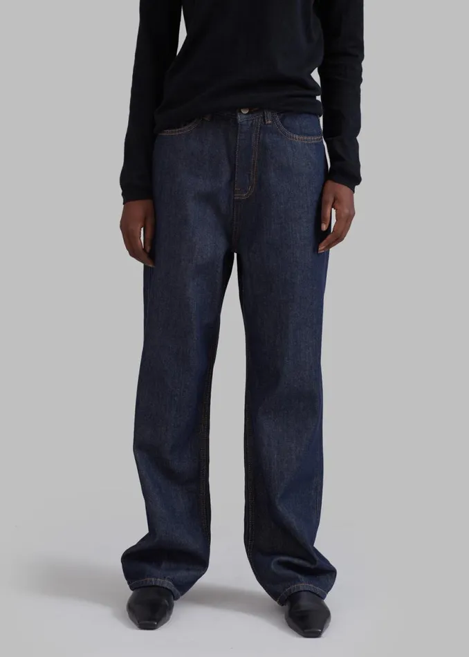 The Frankie Shop Laris Jeans 8211 Indigo Shop Denim