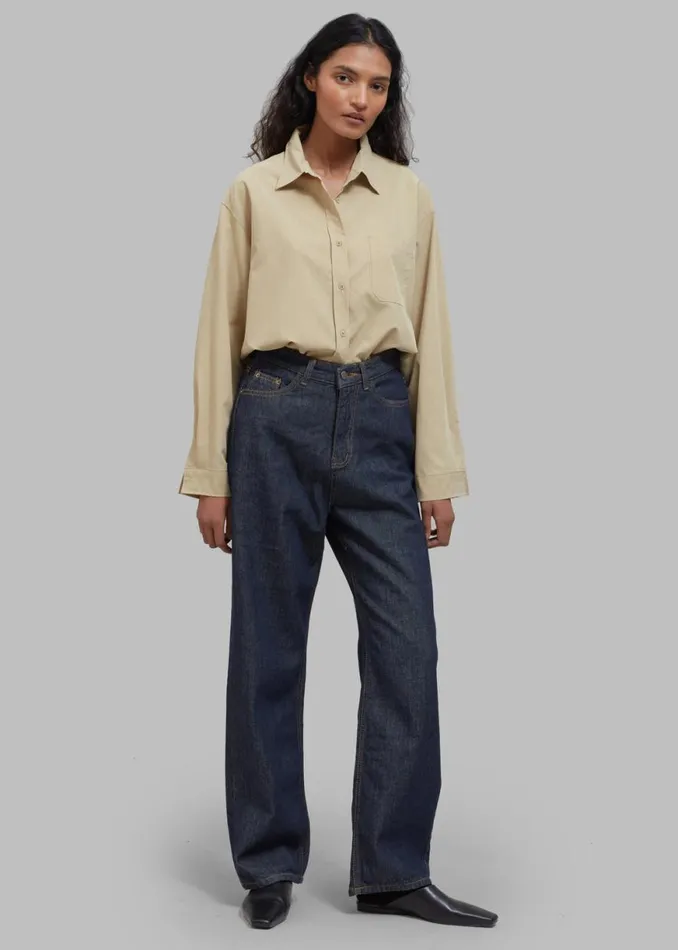 The Frankie Shop Laris Jeans 8211 Indigo Shop Denim