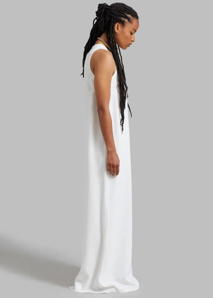 The Frankie Shop Phoebe Sleeveless Maxi Dress 8211 White Shop Dresses