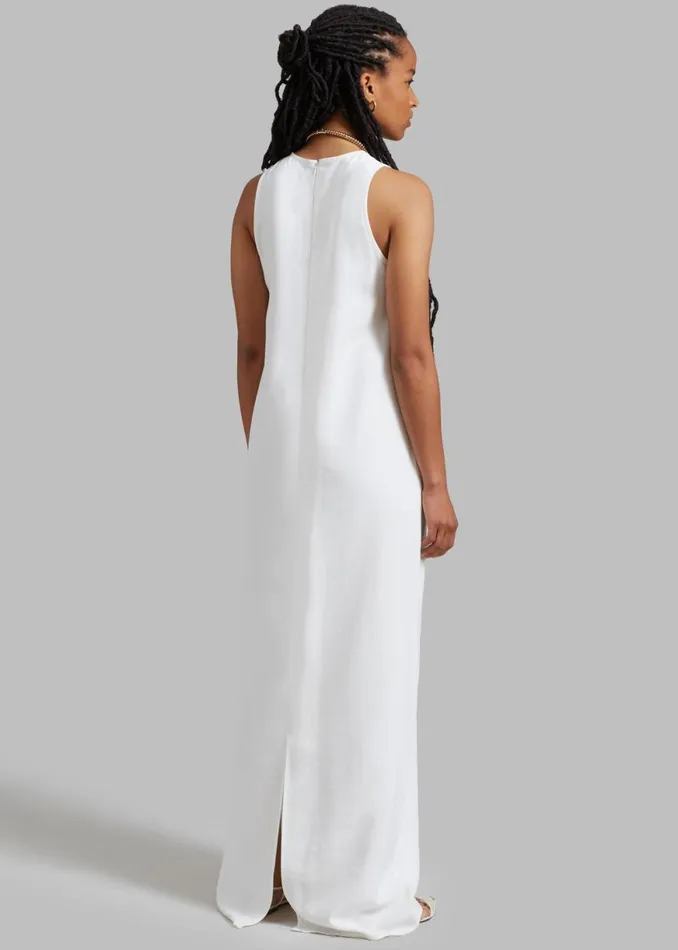 The Frankie Shop Phoebe Sleeveless Maxi Dress 8211 White Shop Dresses