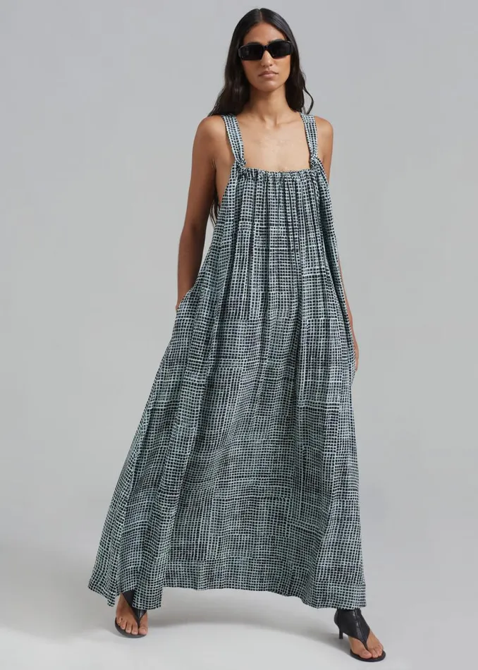 The Frankie Shop Proenza Schouler White Label Viscose Flou Wrap Dress 8211 BlackPaper Mint Shop Dresses