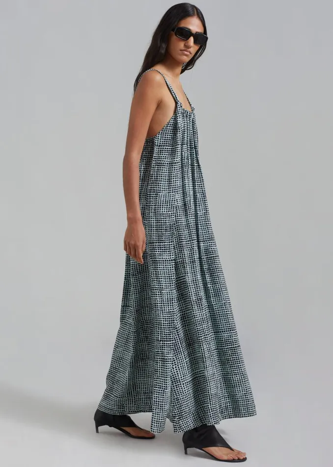 The Frankie Shop Proenza Schouler White Label Viscose Flou Wrap Dress 8211 BlackPaper Mint Shop Dresses