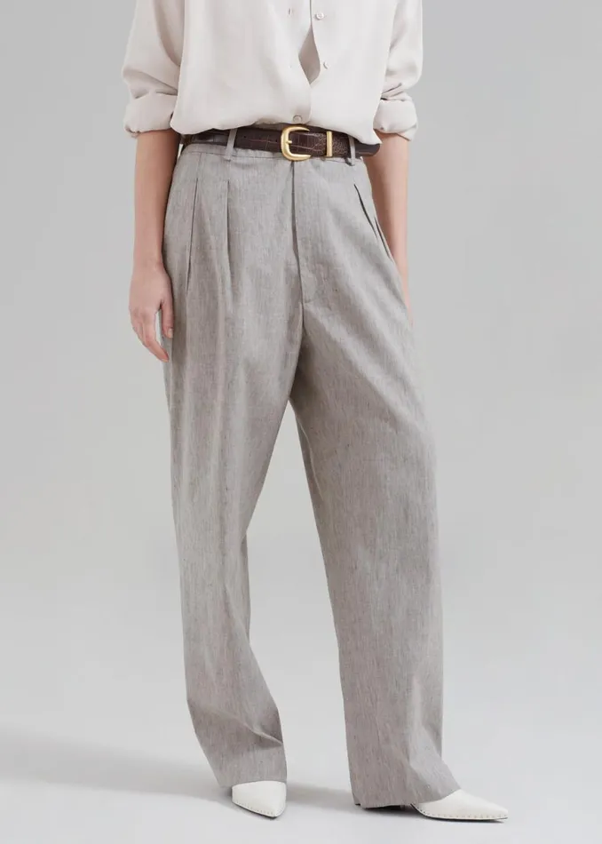 The Frankie Shop Rika Studios Diane Pants 8211 Avoine Shop Bottoms