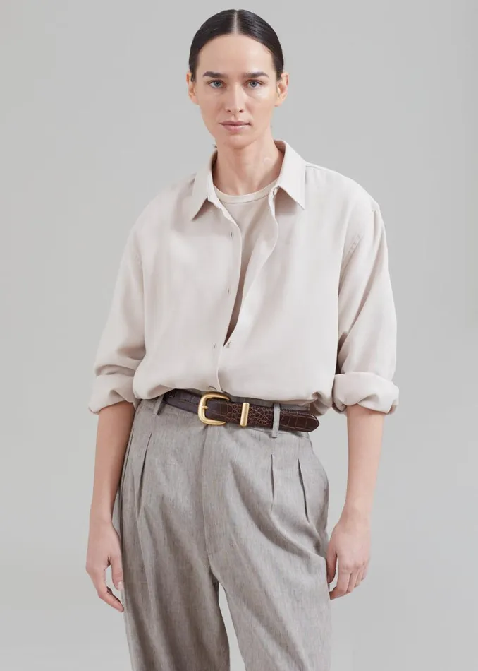 The Frankie Shop Rika Studios Diane Pants 8211 Avoine Shop Bottoms