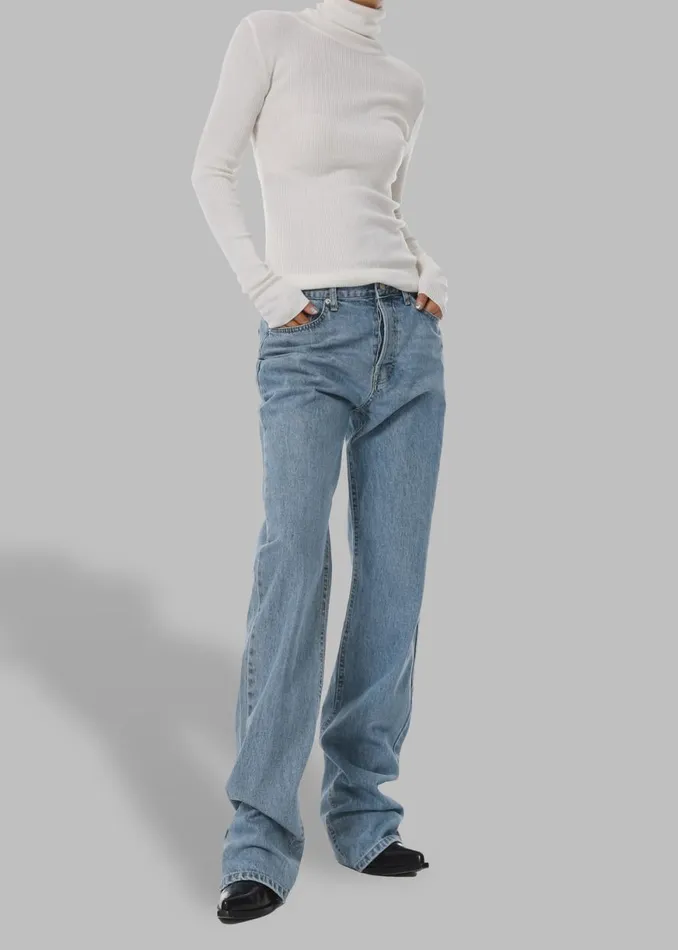 The Frankie Shop Susanna Jeans 8211 Light Wash Shop Clothing