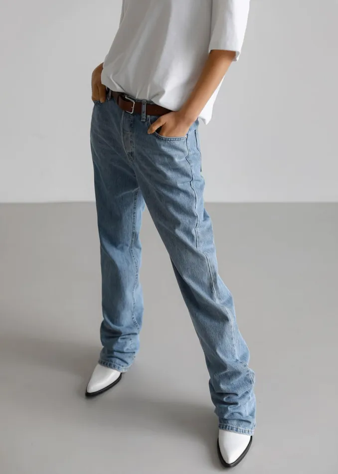 The Frankie Shop Susanna Jeans 8211 Light Wash Shop Clothing